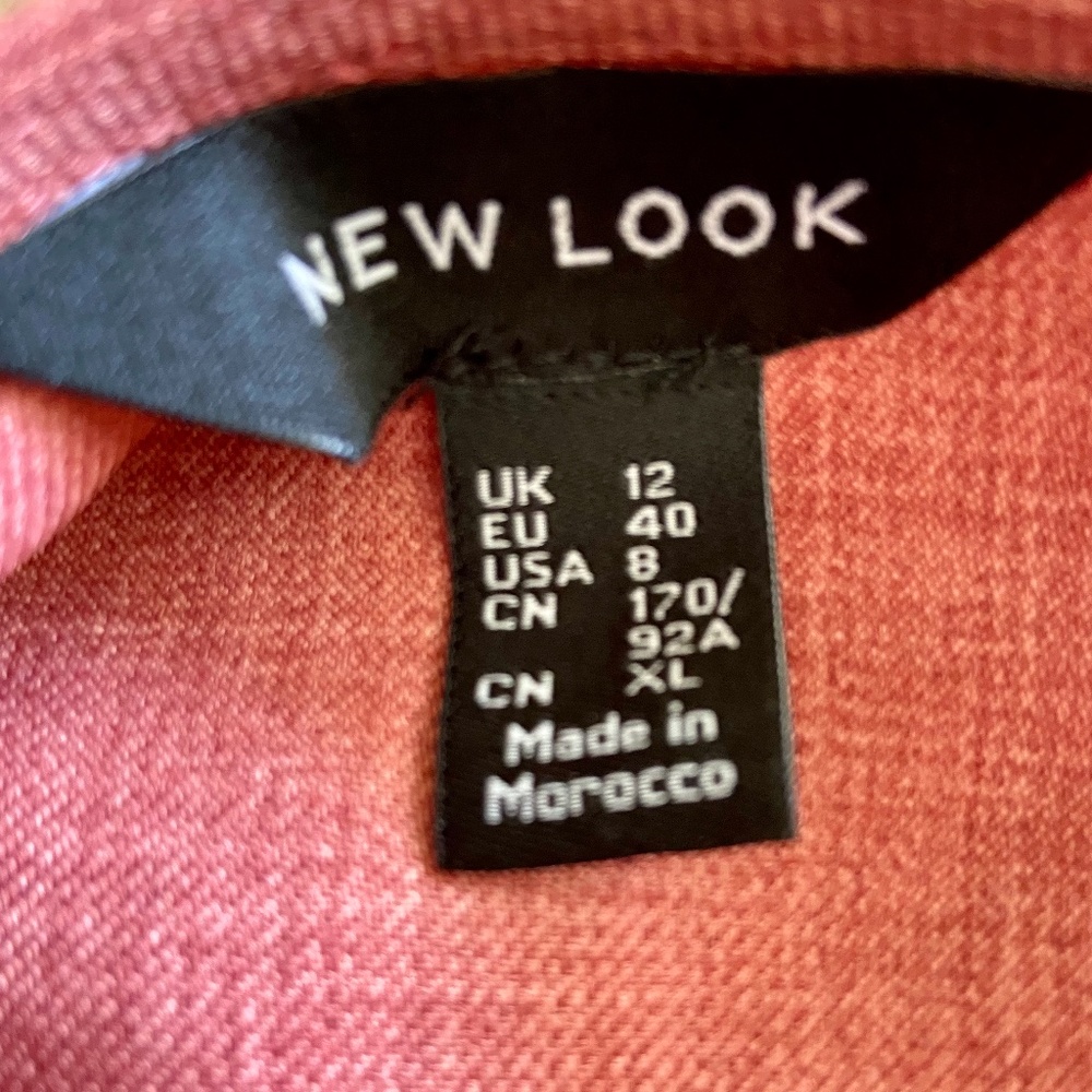 Tiered Wrap Dress in Dusty Rose NWOT - Picture 6 of 7